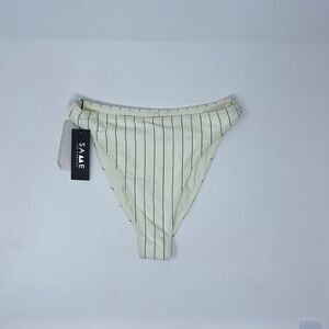 Same Swim Los Angeles Striped Bikini Bottoms Sz S